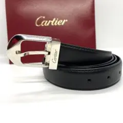 【極美品】カルティエ Cartier ベルト アルディロンロゴループCエンブレム
