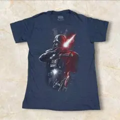 【STAR WARS ダース・ベイダーTシャツ 映画 ライトセーバー S】