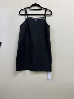 【新品】mystic インディゴストレッチデニム ミニワンピース　ミニジャンスカ