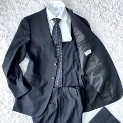 ORIHICA スーツ セットアップ ブラック 背抜き サイズ175cm A6