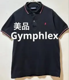 美品　Gymphlex ジムフレックス　刺繍ロゴ　ポロシャツ