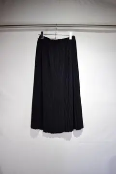 古着　ユーロブラックプリーツスカート　ヨーロッパ古着　ビンテージ