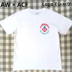 ACF　アートカムズファースト　AW　ロゴ　Tシャツ　白
