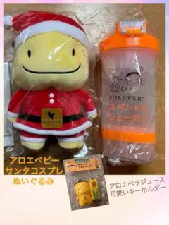 三点セット！アロエベビー・シェーカー・キーホルダー！