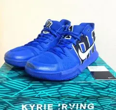 カイリー3 duke Nike Kyrie 3 Duke Size 14 922027-001 Black Game Royal White