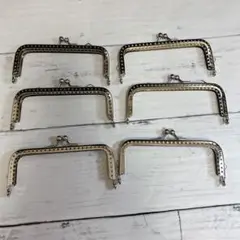 6個 がま口金具 ガマ口 ハンドバッグの留め金 DIYクラフトバッグハンドル