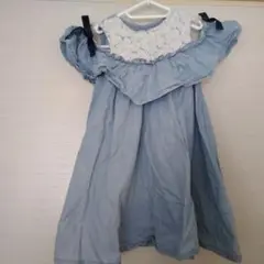 apres les cours　オフショルダーワンピース 110センチ