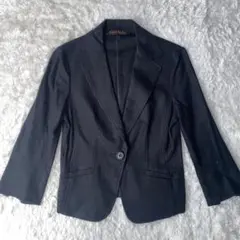 ANNE KLEIN ブラック テーラードジャケット