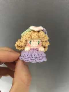 ミニあみぐるみ　キーホルダー付き