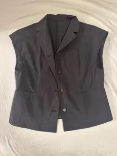極美品✨バーニーズニューヨーク　ロングジレ　ベルト付き　トレンチカラー　グレー 2025年最新】BARNEYS NEW YORK レディース ベスト・ジレ