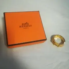 291新品 エルメス HERMES スカーフリング カレ ベルト ゴールド