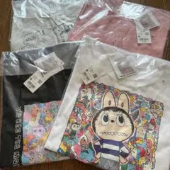 ユニクロ　ラブブ　UNIQLO UT POP MART 4枚　Mサイズ