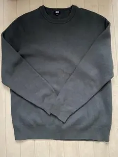 UNIQLO ダークグレー クルーネック トレーナー XL