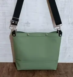 帆布ショルダーバッグ セージグリーン