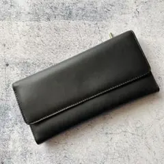 CHARTER CLUB チャータークラブ レザー　長財布　ブラック