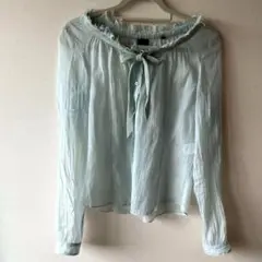 本日発送★ASPESI アスベジ　透け感シャツブラウス　サイズ40