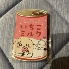 ちいかわ　mitamemo缶バッチ　いちごミルク