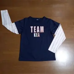 TEAM KEA テニス Tシャツ ネイビー