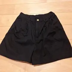 黒いキュロット ショート丈　155～165センチ