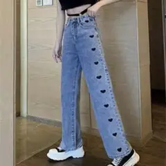 ハートシリーズデニムパンツ