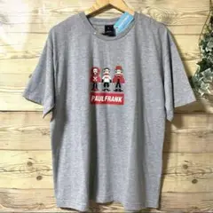 【新品】 Paul frank Tシャツ Lサイズ メンズ グレー 半袖