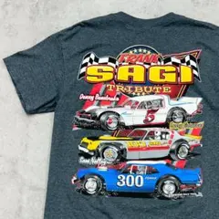 FRANK SAGI TRIBUTE　スポーツカー　Tシャツ　古着　グレー　M