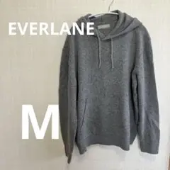 EVERLANE グレー フーディー 【M】ウール素材 フード付き