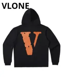 VLONE Hoodie オレンジ　パーカー　XL