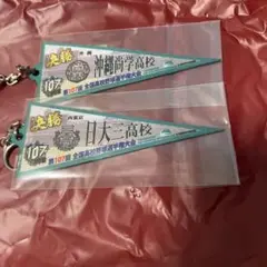 第107回全国高校野球選手権大会　決勝戦　沖縄尚学&日大三　ペナントキーホルダー