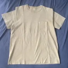 【80s】シングルステッチ日本製SUREポケットTシャツ L イエロー