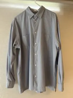 DESCENTE ALLTERRAIN 81 シアサッカー　ストライプシャツ Ｌ
