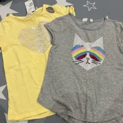 H&M GAP スパンコール　Tシャツ　140