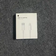アップル純正 type-C Lightningケーブル