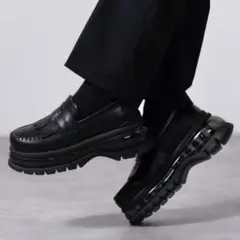 【CLEL】Air Cushion エアークッション ハイソールローファー　S