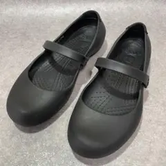 【廃盤品】 crocs アリスワーク w7 ブラック 黒　クロックス パンプス