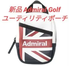 新品 Admiral アドミラル ゴルフ ユニオンジャック ユーティリティポーチ