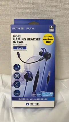 HORI Gaming Headset in Ear 青 PS4用