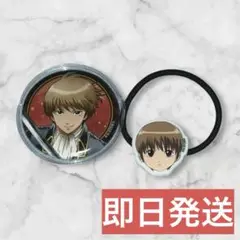 銀魂　沖田総悟　缶バッジ　生首ヘアゴム　銀魂わ 〜るど　一国傾城篇　送料無料