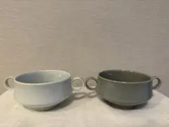 【 器作家　土井善男さん 】　スープカップ （両手） 2個セット 匿名配送 土井善男 乳白釉スープカップ | 鎌倉倶楽部 茶寮