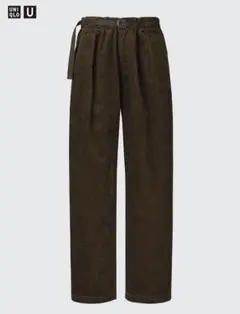コーデュロイタックワイドパンツ/UNIQLO U