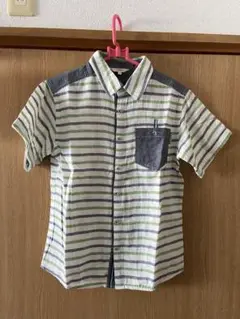 HUSHUSM ストライプ 半袖シャツ 150cm