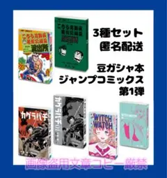 ジャンプ 豆ガシャ本 3種 こち亀 カグラバチ ウィッチウォッチ 豆 本 豆本