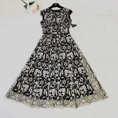 新品タグ付✨現行タグ✨アナイ ロングワンピース 総レース 刺繍 花柄 36