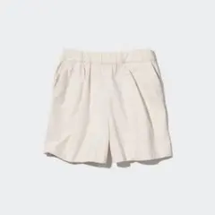 ユニクロ コットンイージーショートパンツ ナチュラル M