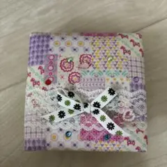 カラフルパッチワーク小物入れ