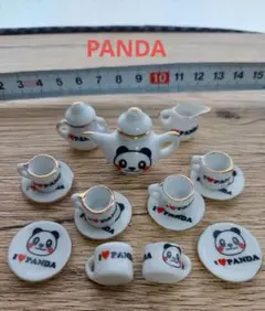 ミニチュア 食器 パンダ