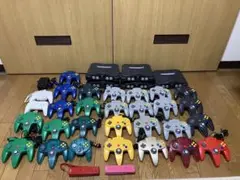 任天堂 ニンテンドー64 本体NUS-001 5台 コントローラ27台 他色々