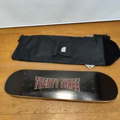 TWENTY THREE スケートボードデッキとバッグ