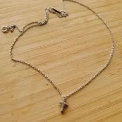 Tiffany ミニクロスダイヤペンダント