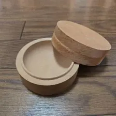 木製 鎌倉彫用 桂木地 香合半製品